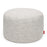 Large Point Mingle seating by Fatboy in grid stone color, showcasing modern outdoor lounge chair with plush, inviting cushions.