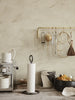 Set of three Ferm Living Pond trivets made of aluminium, decorative accessories for protecting surfaces from hot dishes.