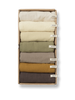 Set of seven Ferm Living Day Tea Towels featuring calm, minimalist designs, perfect for kitchen accessories and decor.