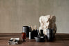 Ferm Living Tuck Vase in cashmere color, a stylish ceramic accessory with a sleek, modern design.