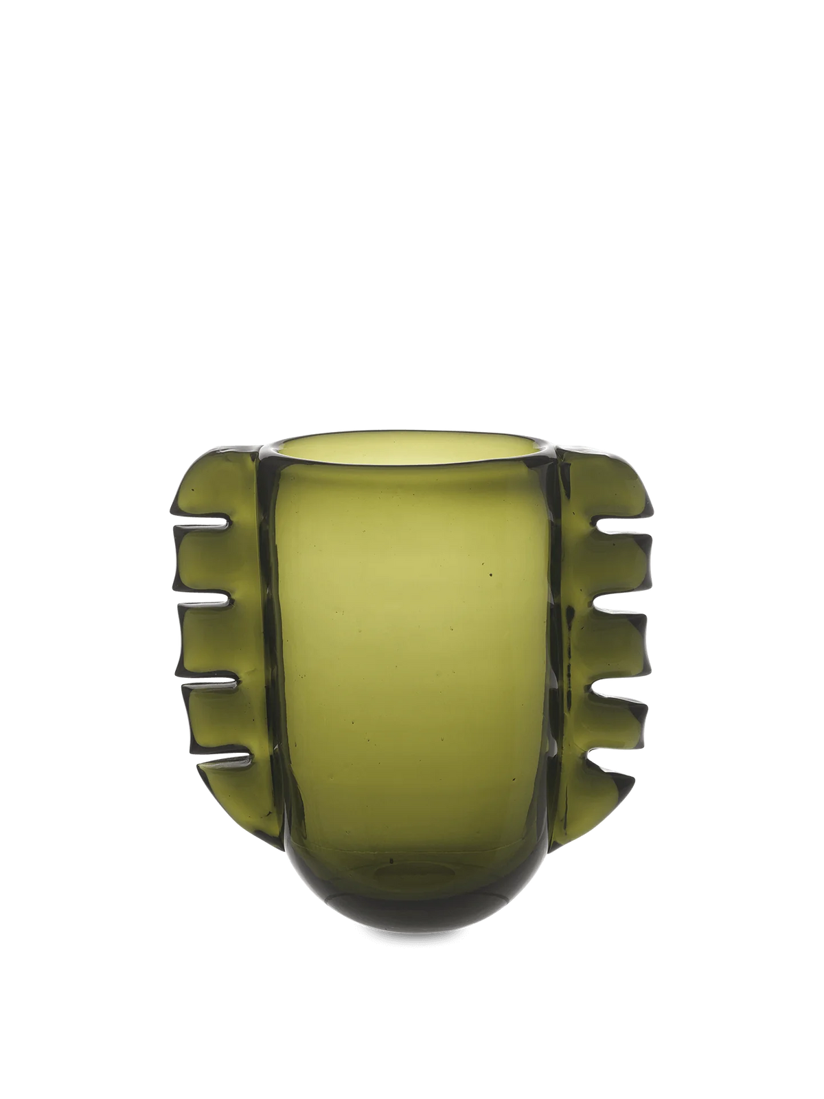 Ferm Living Alas Vase in a sleek, modern design, showcasing its elegant shape and smooth finish as an accessories piece.