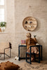 Ferm Living The Round Dorm accessory in neutral tones, featuring a circular design with soft fabric and modern aesthetic.