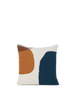 Kelim cushion by Ferm Living featuring colorful geometric patterns, soft fabric, and square shape for stylish home accessories.