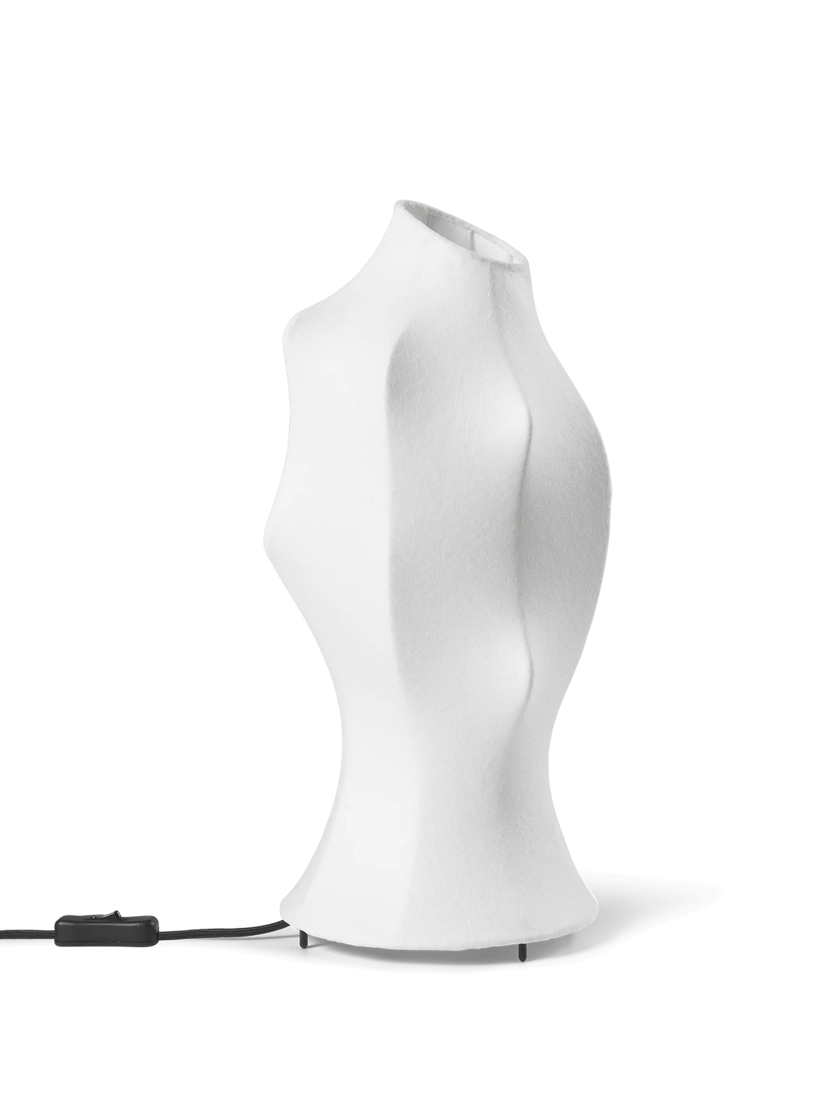 Dae Table Lamp by Ferm Living, modern lighting fixture with a sleek design, featuring a rounded base and minimalist shade.
