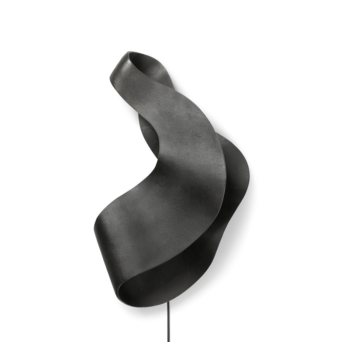 Ferm Living Oyster Wall Lamp, modern lighting fixture with smooth, rounded design mounted on wall, in a neutral finish.