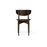 Black Ferm Living Herman Dining Chair with wooden legs, showcasing modern Scandinavian seating design.