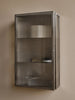 Haze Wall Cabinet by Ferm Living - Brushed Stainless Steel