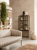 Haze Vitrine - Reeded glass Black Lifestyle