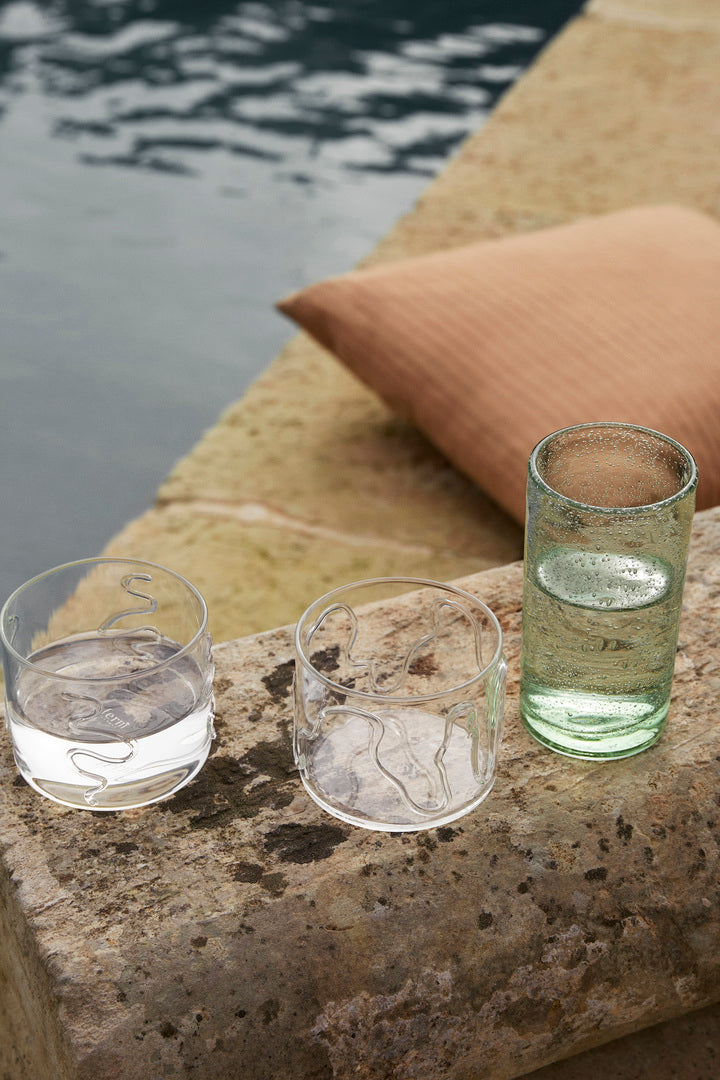 Oli Water Glass - Tall by Ferm Living