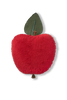 Kids floor cushion featuring an apple design by Lorena Canals, soft and colorful for cozy play and relaxation.