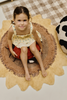 Kids' Maria the Ladybug floor cushion by Lorena Canals featuring a colorful ladybug design for children's comfort and decor.