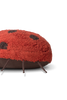 Colorful Maria the Ladybug kids floor cushion by Lorena Canals featuring a playful ladybug design on soft fabric.