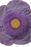 Kids purple Poppy floor cushion by Lorena Canals featuring a soft fabric and colorful floral design for cozy seating.