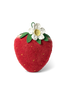 Kids' Strawberry Floor Cushion by Lorena Canals featuring a vibrant strawberry design and soft fabric, perfect for cozy play areas.