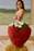 Kids' Strawberry Floor Cushion by Lorena Canals featuring a soft, colorful strawberry design for comfortable seating.