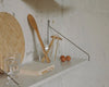 Single Shelf – Warm White Steel by Frama