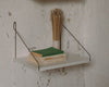 Single Shelf – Warm White Steel by Frama