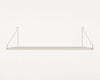 Single Shelf – Warm White Steel by Frama