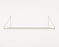 Single Shelf – Warm White Steel by Frama
