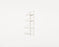 Shelf Library – Warm White Steel by Frama