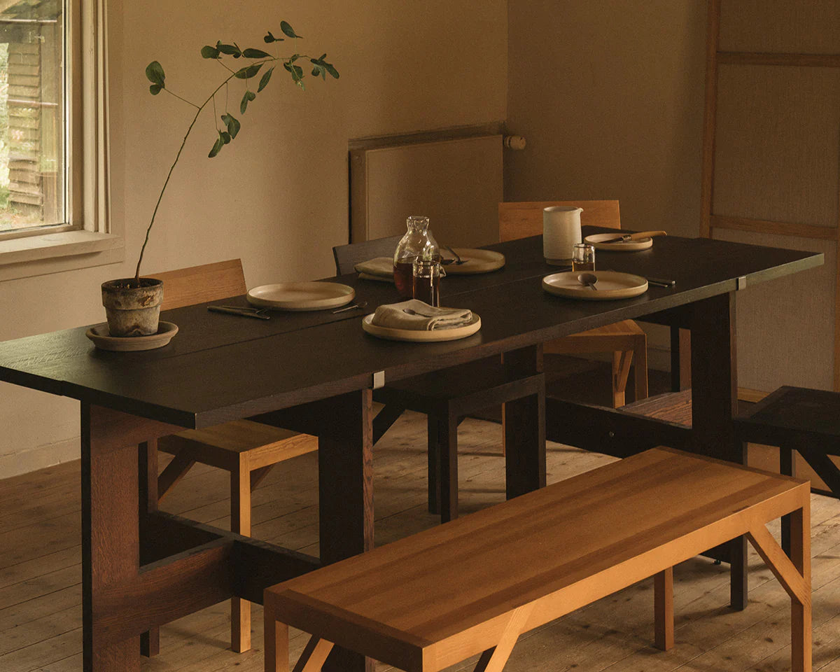 Table à tréteaux Farmhouse – Planks de Frama