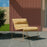 Bend Fred Lounge Chair with plush, rounded seat cushion and modern metal frame, designed for comfortable seating.