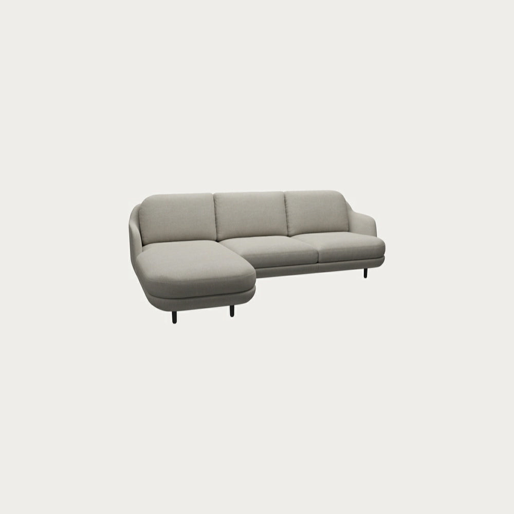 Lune JH301 3-Seater by Fritz Hansen