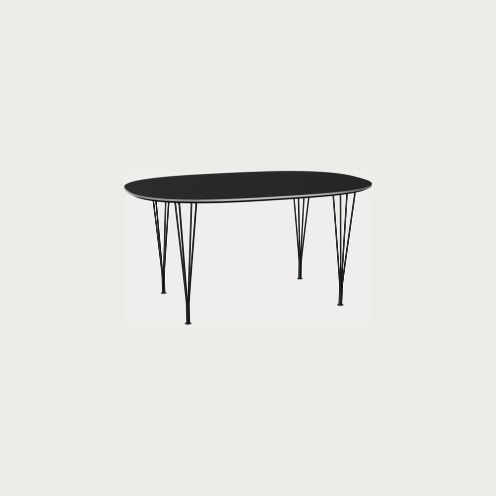 Table de salle à manger Superellipse B612 par Fritz Hansen