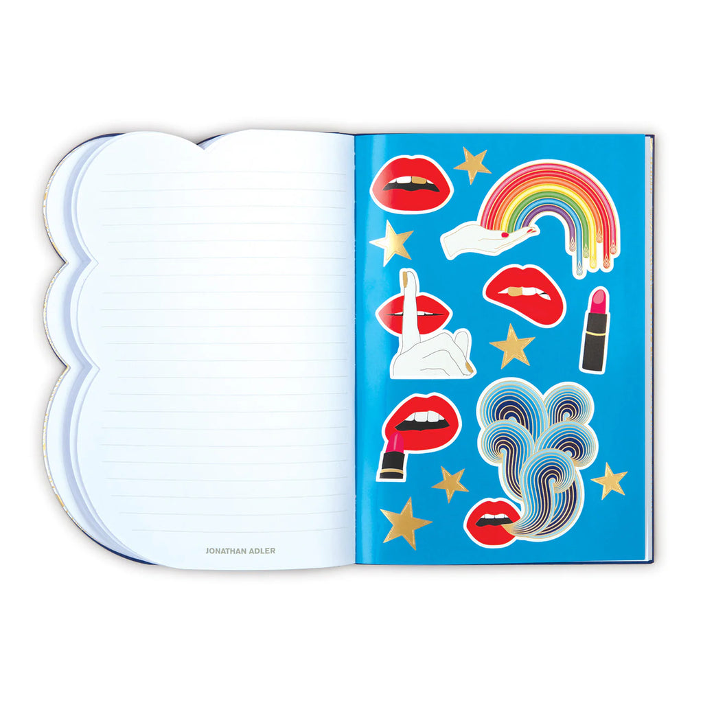 Lips A5 Journal by Jonathan Adler — The Modern Shop