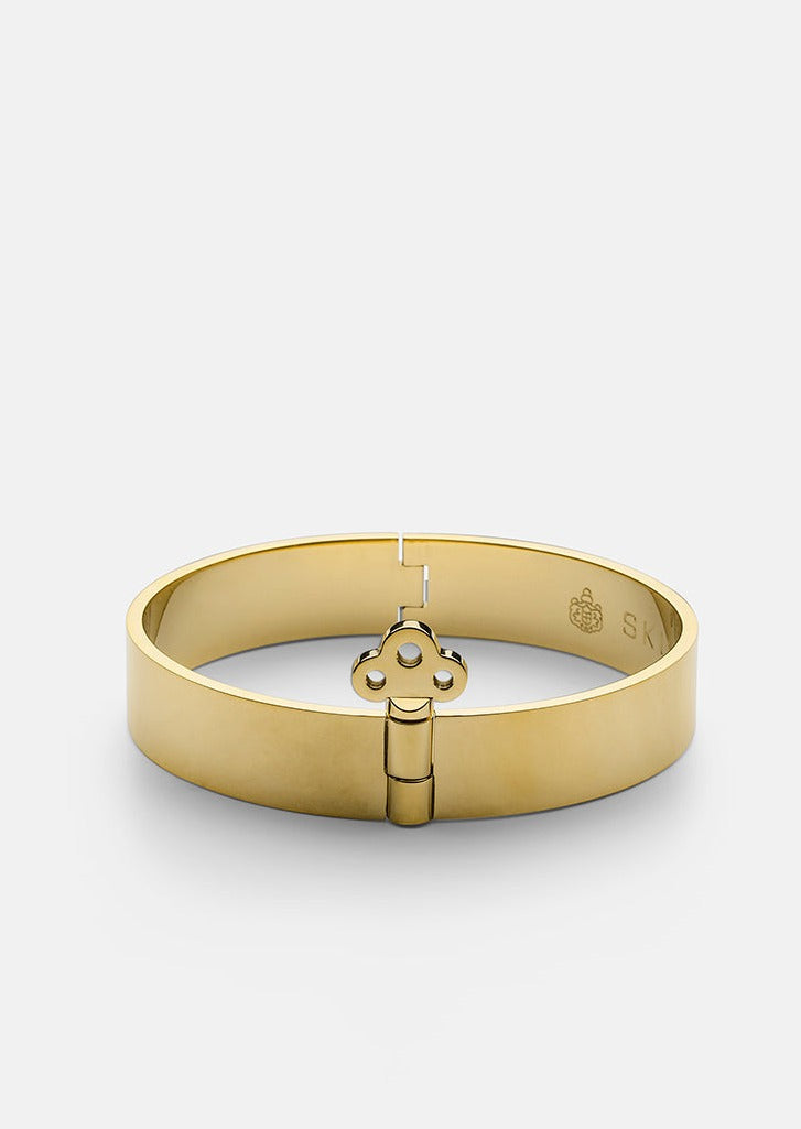 Key Lock Bangle - Gold Plated by Skultuna