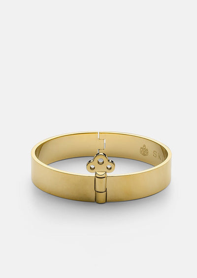 Key Lock Bangle - Gold Plated by Skultuna