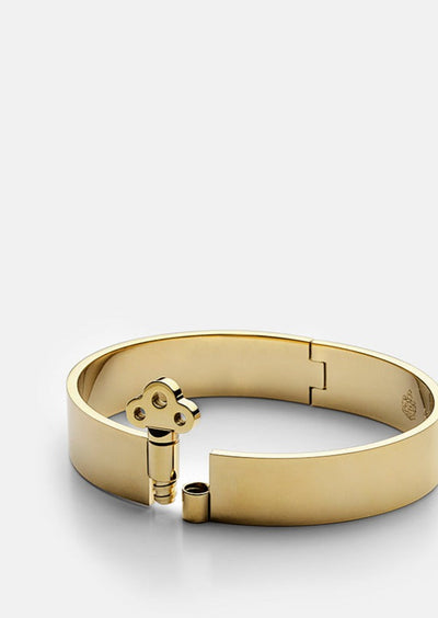Key Lock Bangle - Gold Plated by Skultuna