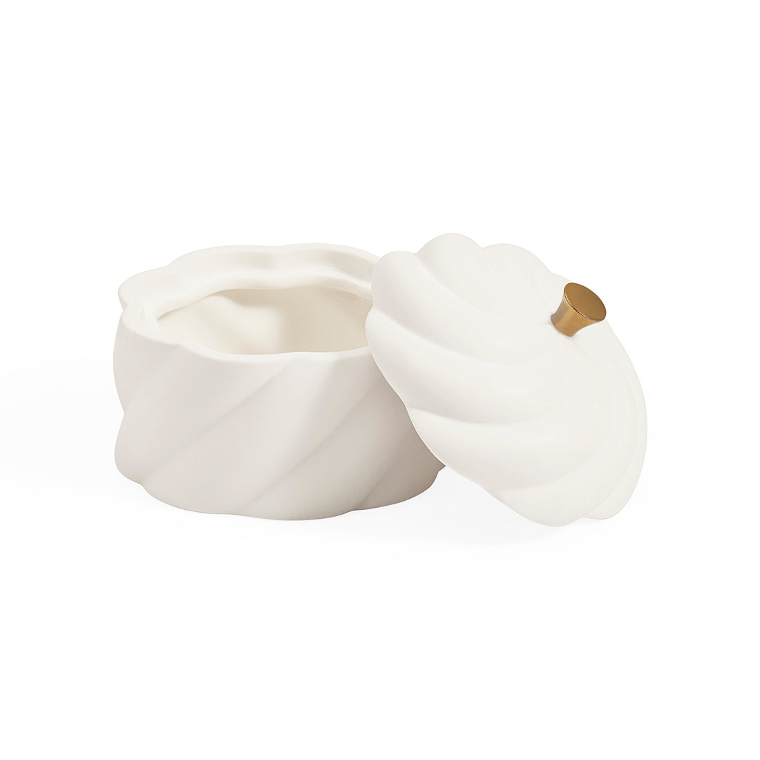 Small Geneva box by Jonathan Adler, stylish accessory with a sleek design, perfect for organizing small items.