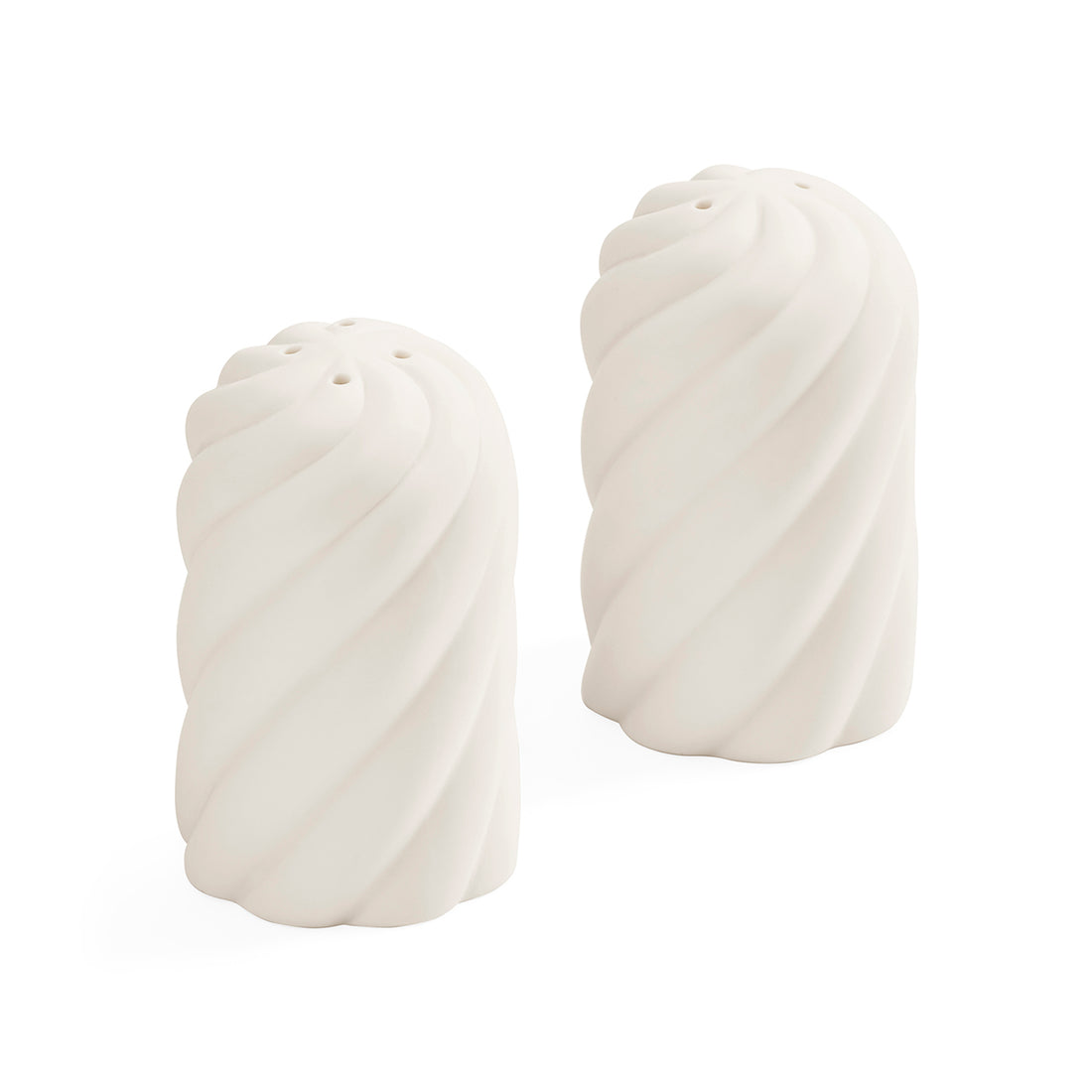 Geneva salt and pepper set by Jonathan Adler, stylish accessories with modern design, featuring salt and pepper shakers on a sleek surface.