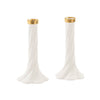 Set of Geneva Tall Candle Holders by Jonathan Adler, stylish accessories with sleek, modern design in a set of two.