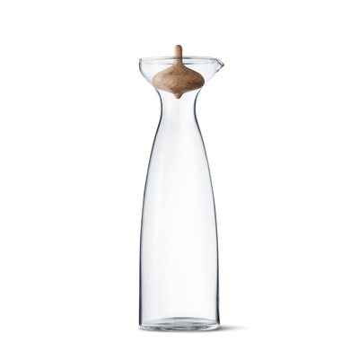 Alfredo Carafe 1L by Georg Jensen, elegant glass accessory with a sleek design, perfect for serving beverages.