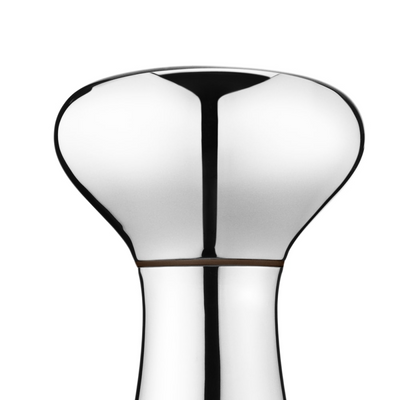 Alfredo salt and pepper accessories by Georg Jensen, modern stainless steel set with sleek design for kitchen use.