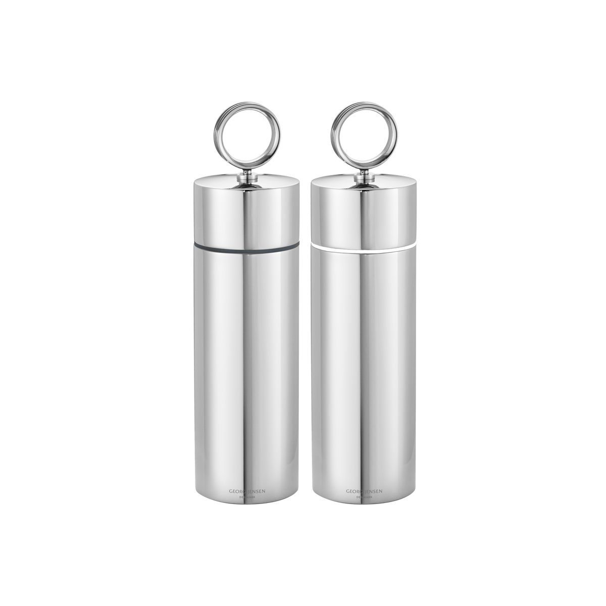 Ensemble de moulins à sel et à poivre Bernadotte par Georg Jensen