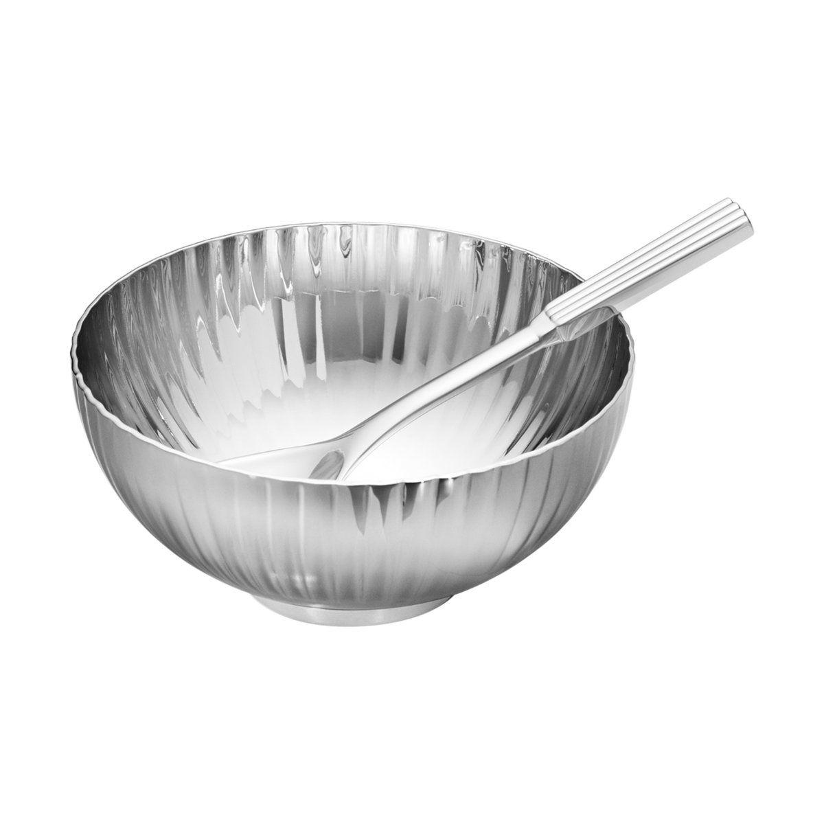 Salière et cuillère Bernadotte par Georg Jensen