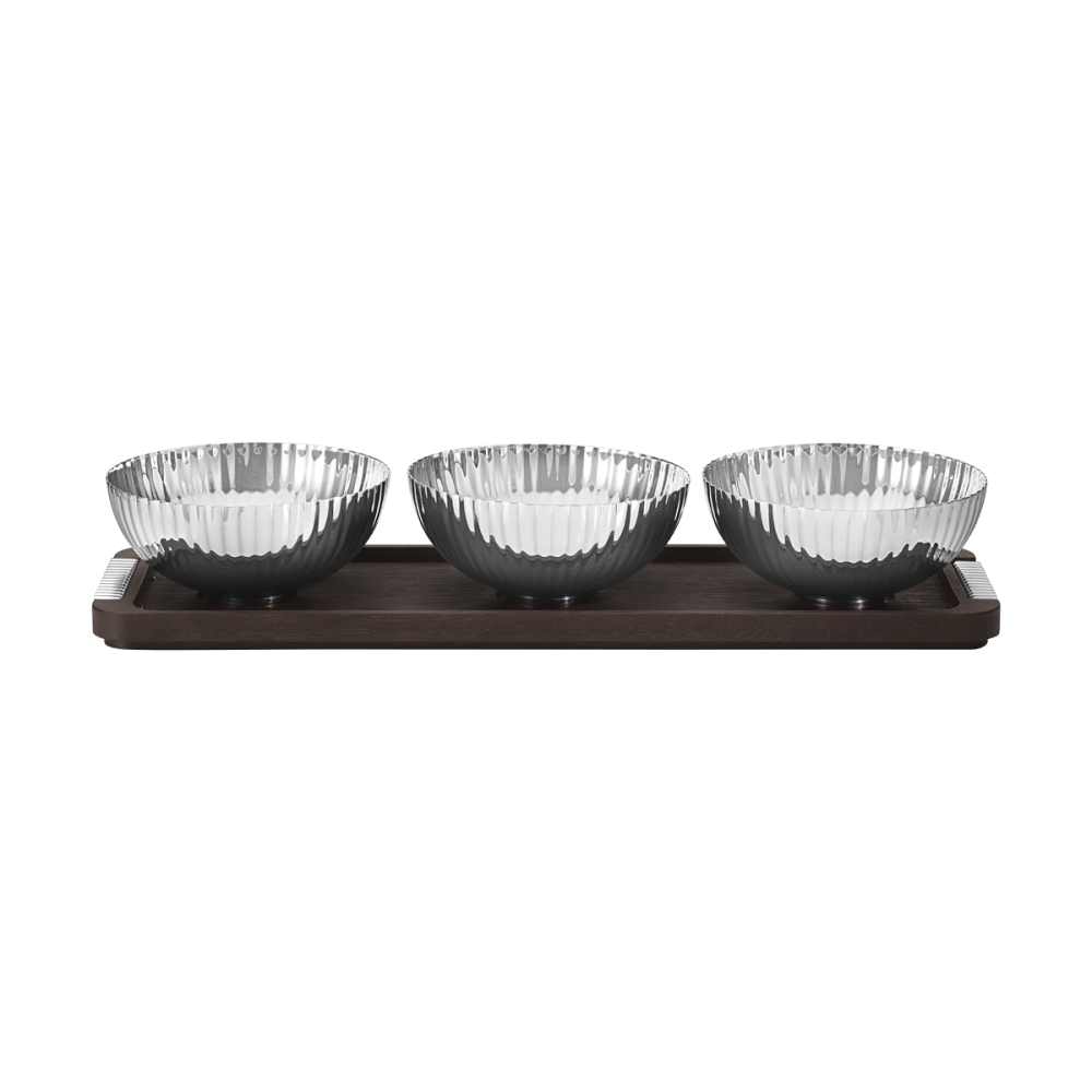 Bernadotte Tray with Bowls by Georg Jensen