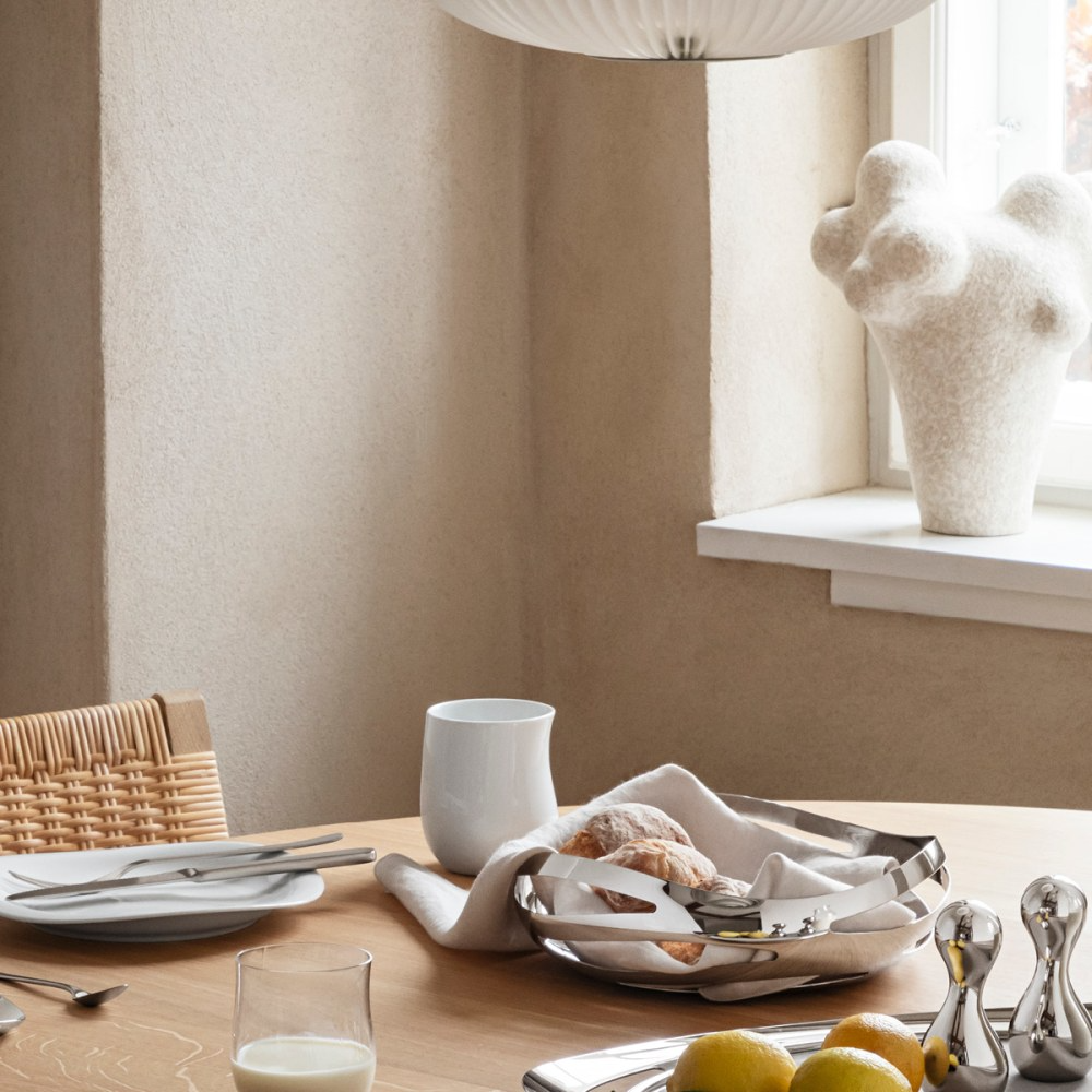 Cobra Fruit/Bread Basket by Georg Jensen