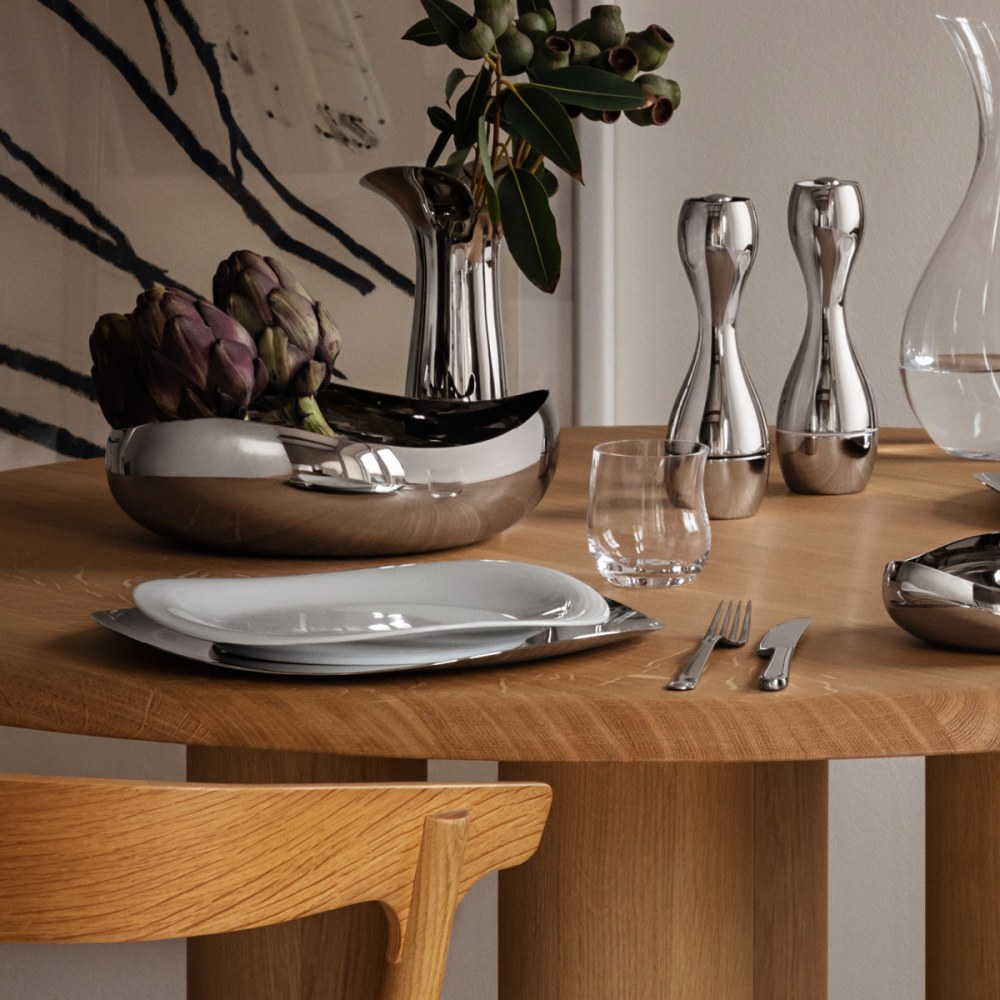 Cobra Salt and Pepper Grinder Set by Georg Jensen