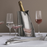 Elegant Georg Jensen Indulgence champagne cooler made of sleek accessories, perfect for chilling and serving champagne in style.