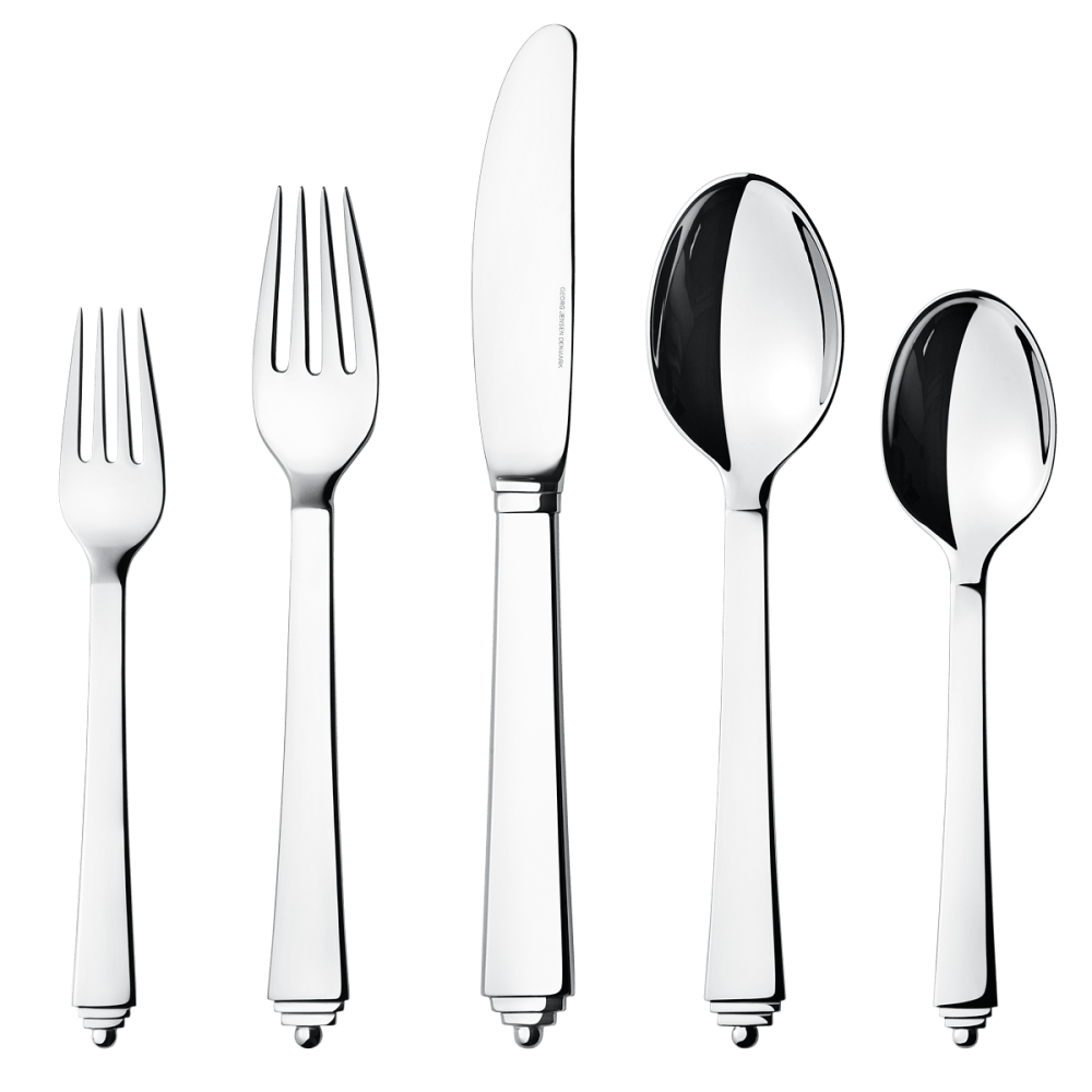 Pyramid Cutlery Set by Georg Jensen