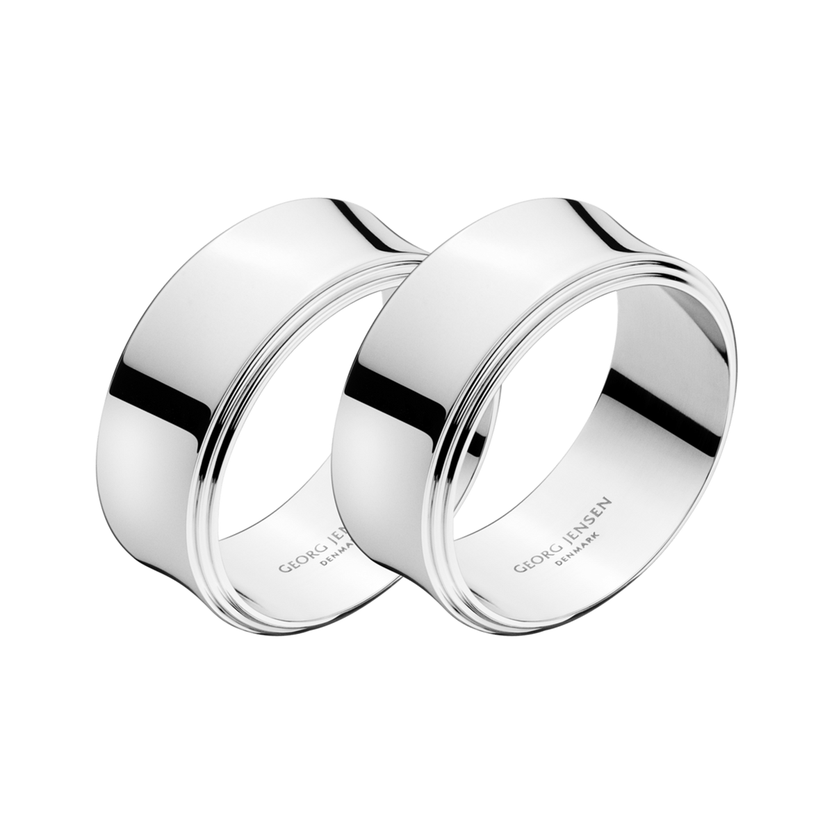 Pyramid Napkin Rings by Georg Jensen