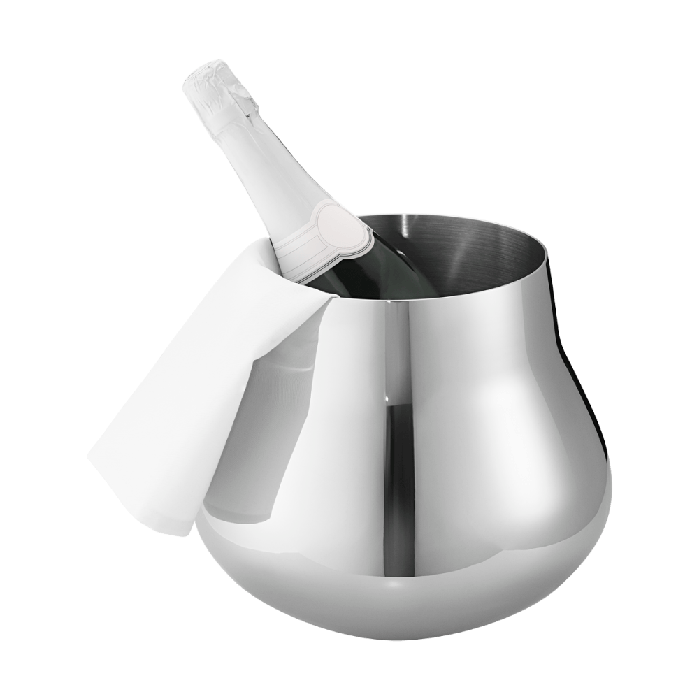Rafraîchissoir à champagne et à vin Sky par Georg Jensen