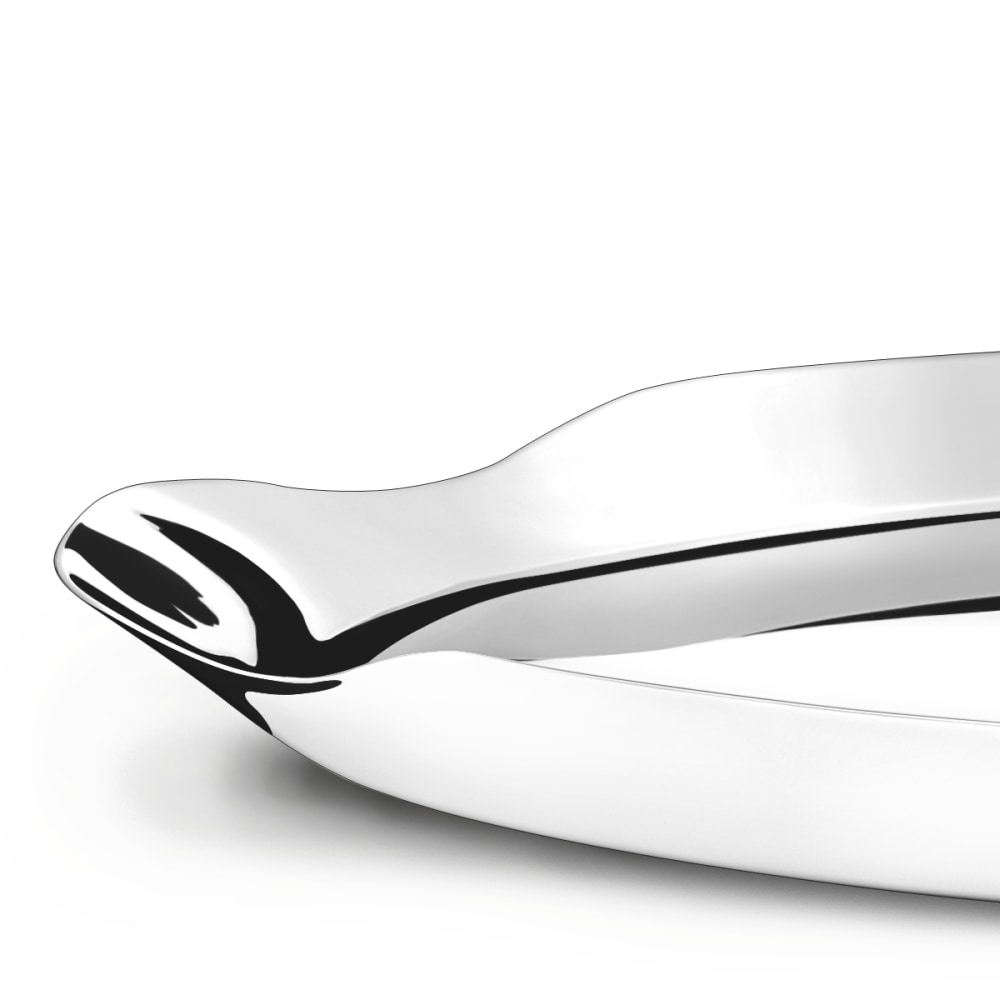 Elegant Georg Jensen Wine & Bar Tray, a stylish accessories piece with sleek design for serving wine and bar essentials.