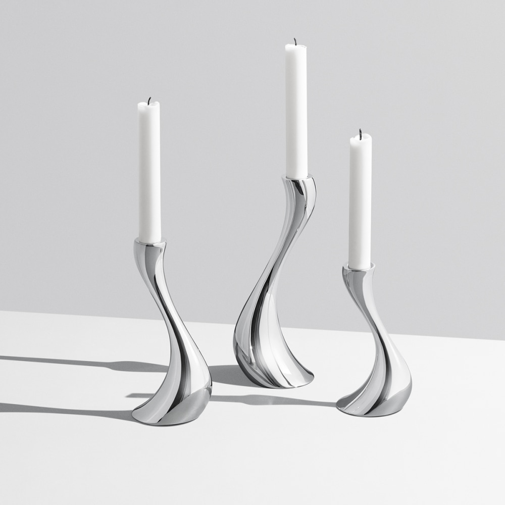 Cobra Candleholder by Georg Jensen