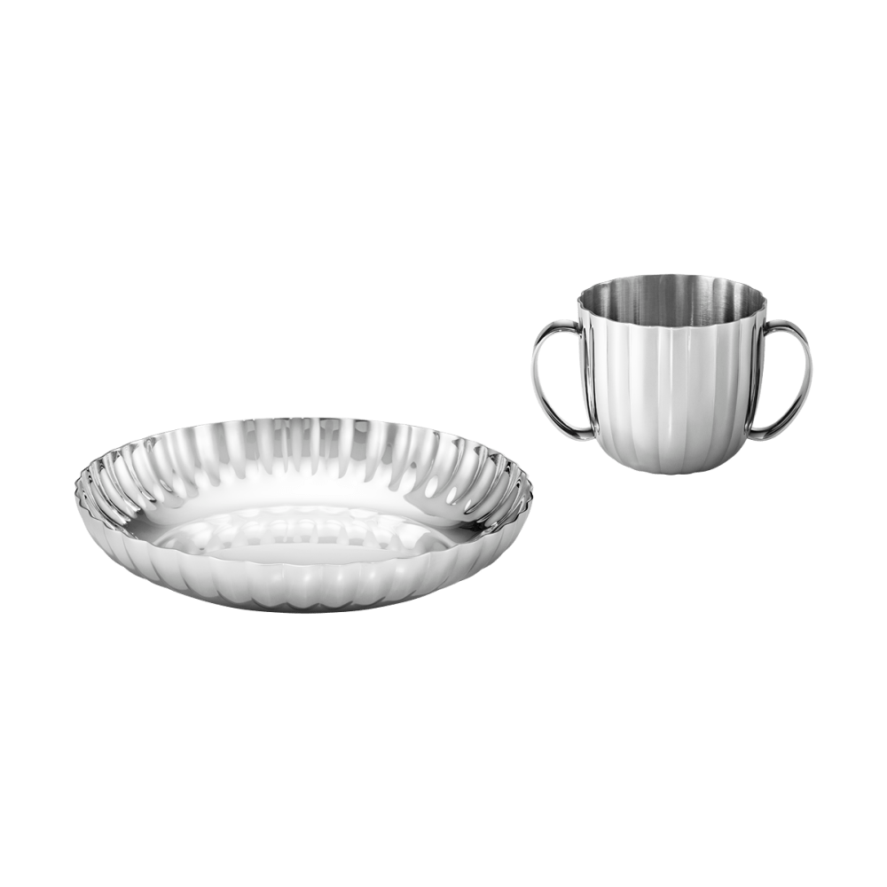 Bernadotte Child Deep Plate & Cup Set by Georg Jensen