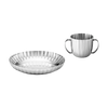 Assiette creuse et tasse Bernadotte pour enfant par Georg Jensen